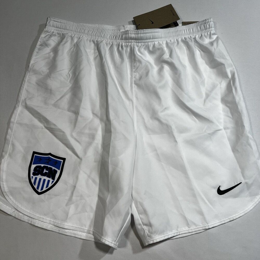 Nike Dri-FIT Park III Soccer Shorts Mens M White Athletic Gym Training NWT